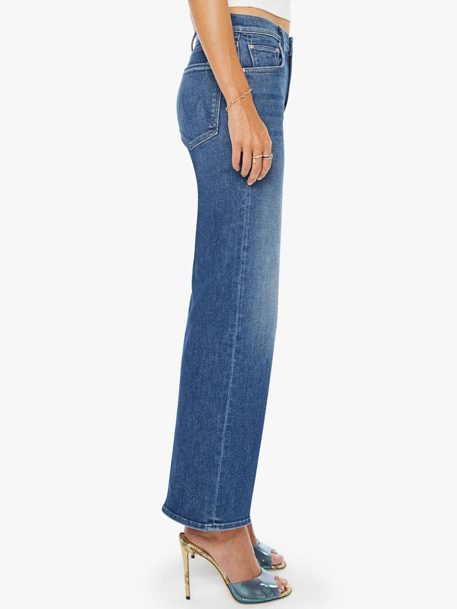 maman MOTHER The Mid Rise Rambler Zip Ankle Jeans | Leela and Lavender