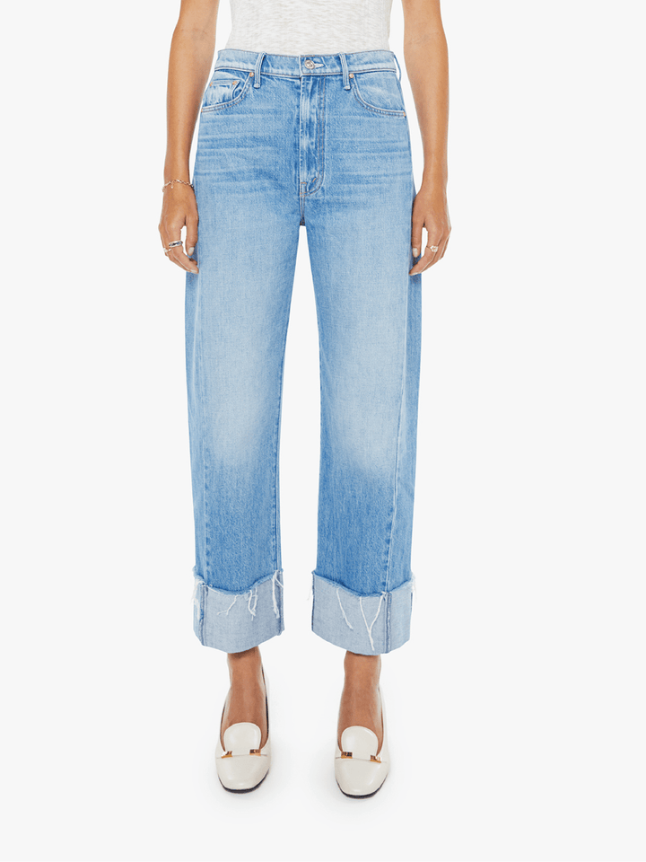 cuffed denim
