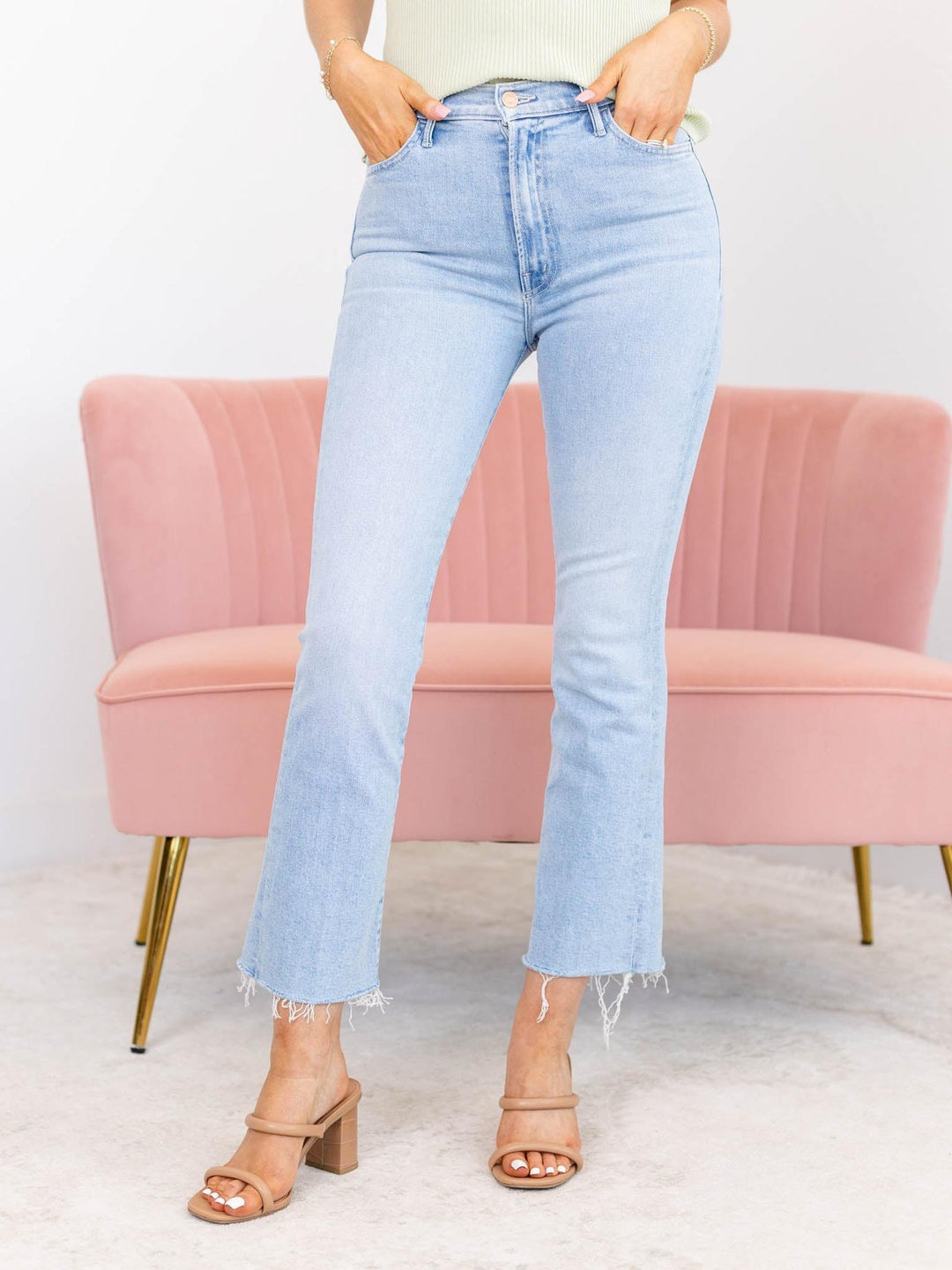 MOTHER Lost Art The Hustler Ankle Fray – Leela and Lavender