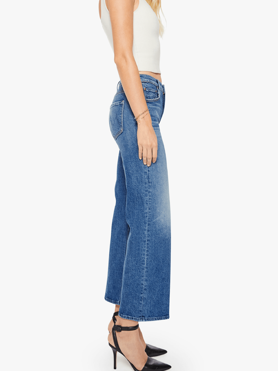 SEQUELトレーラミダスシークエル MOTHER Thrill Seeker The Mid Rise Maven Flood Jeans – Leela and