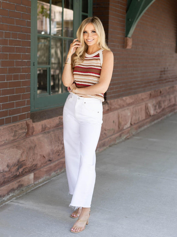 chunky knit halter