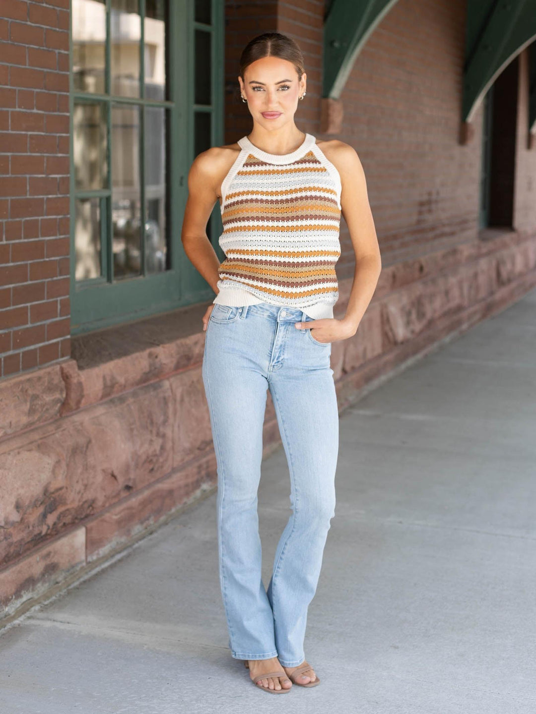 chunky knit halter
