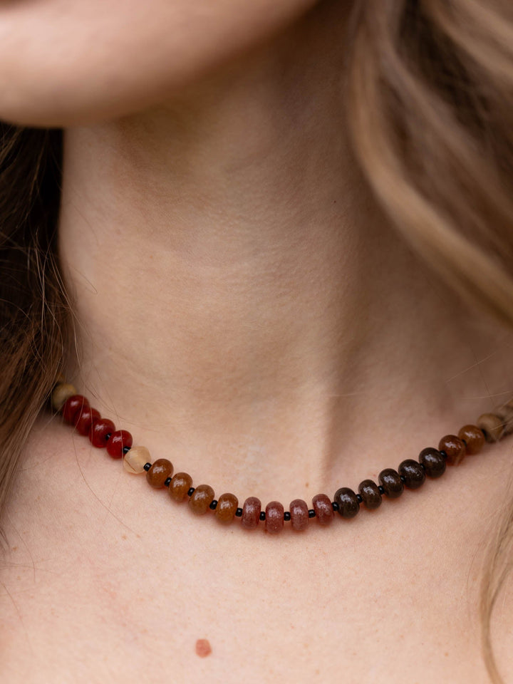 Multi Mix Beaded Necklace