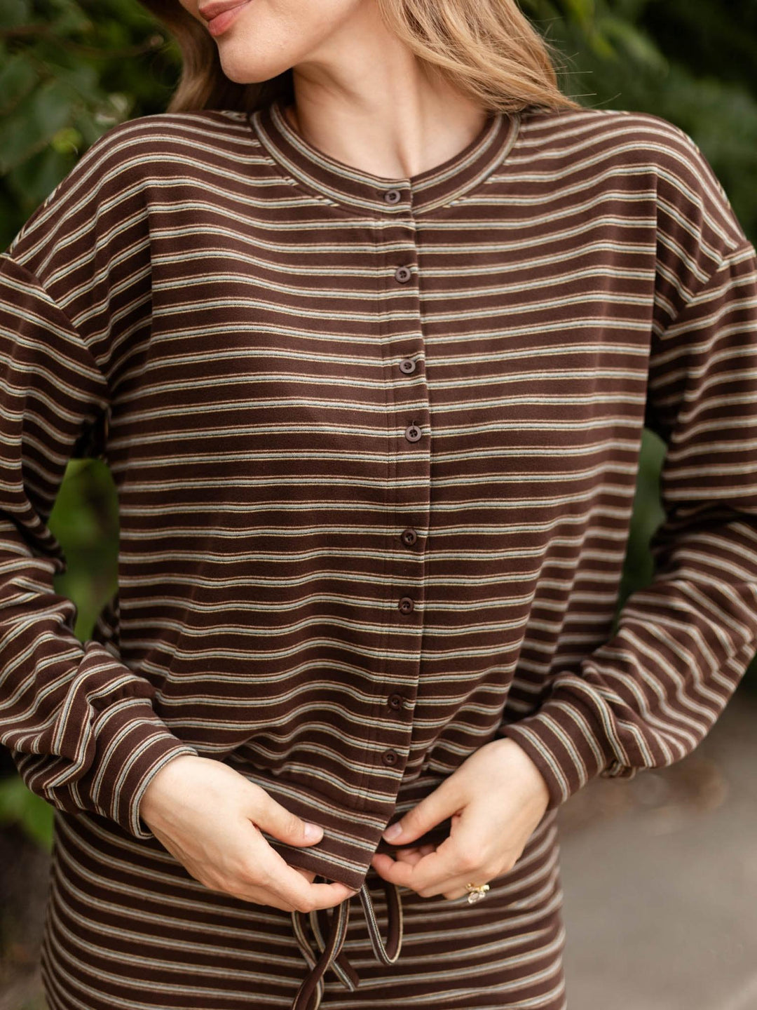 Multi Stripe Soft Cardigan