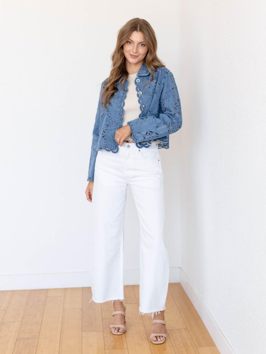 eyelet jacket