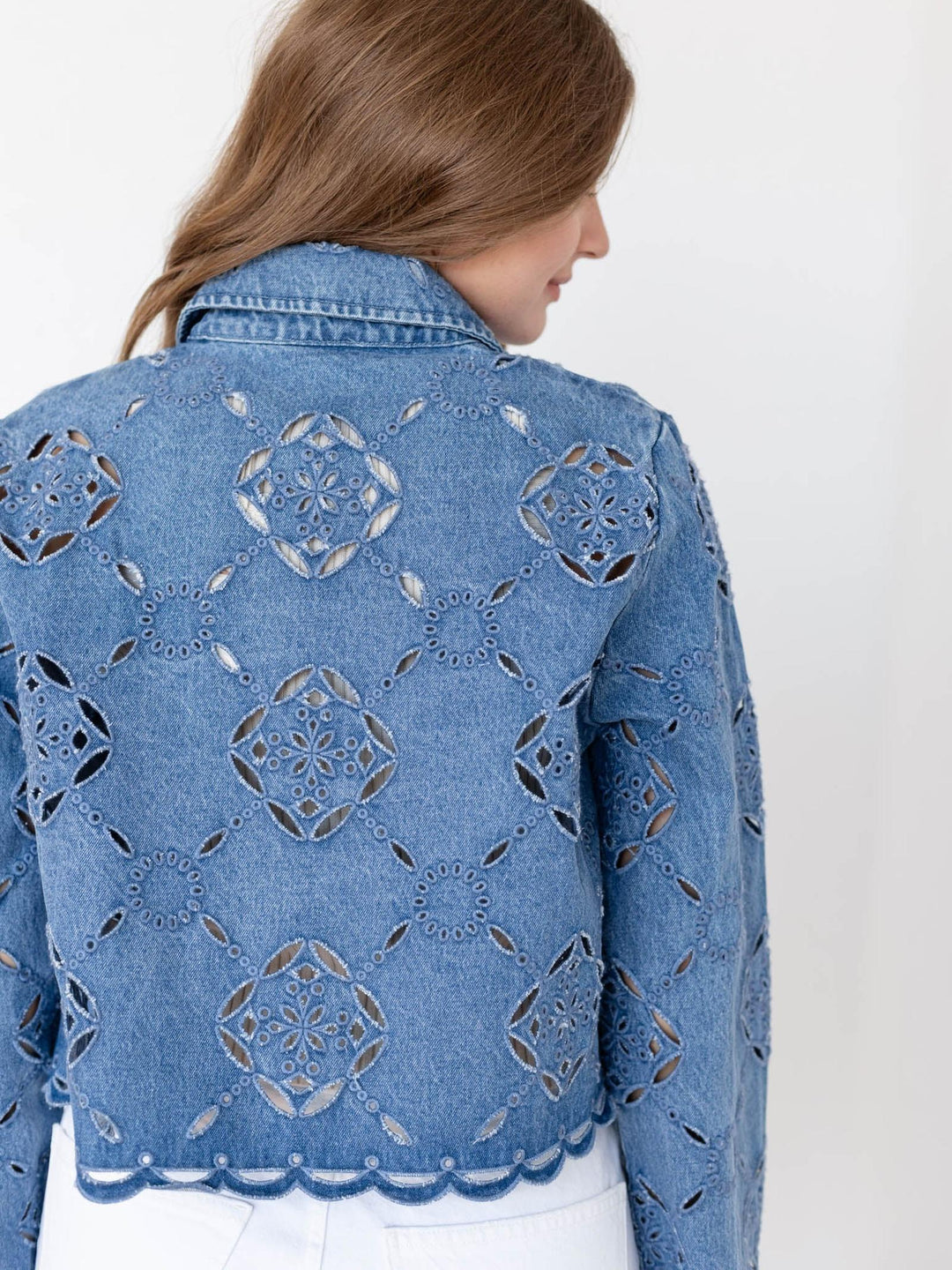 eyelet jacket