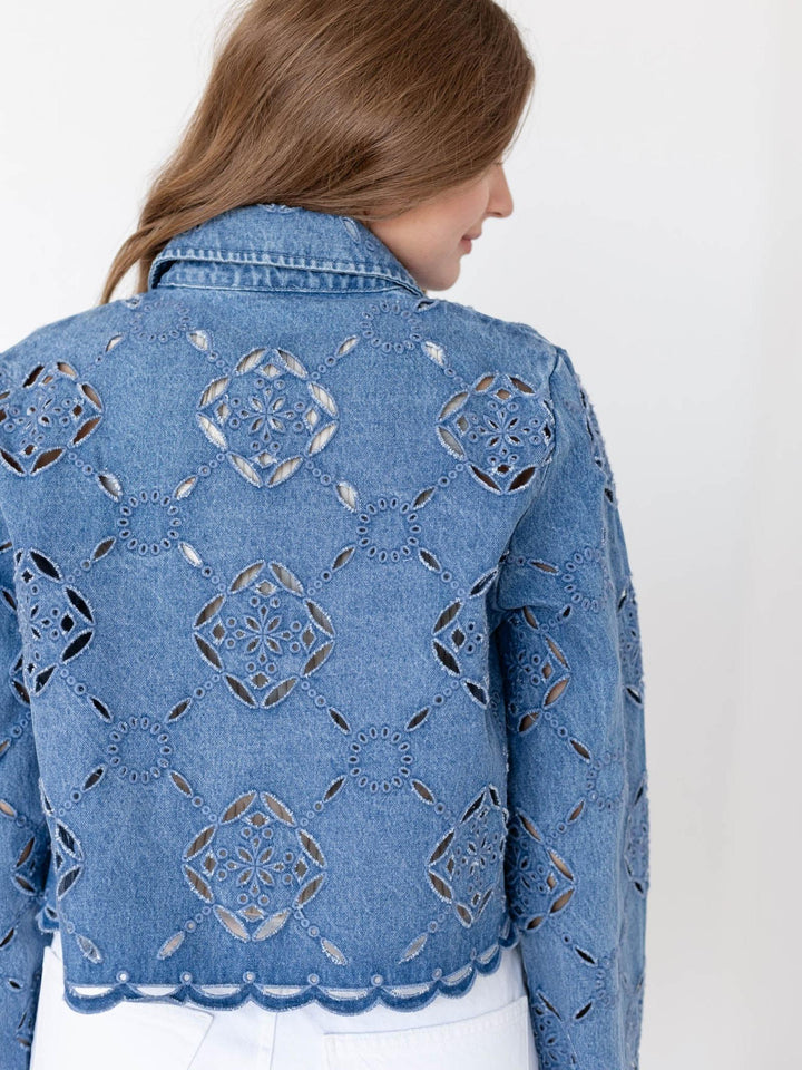 eyelet jacket