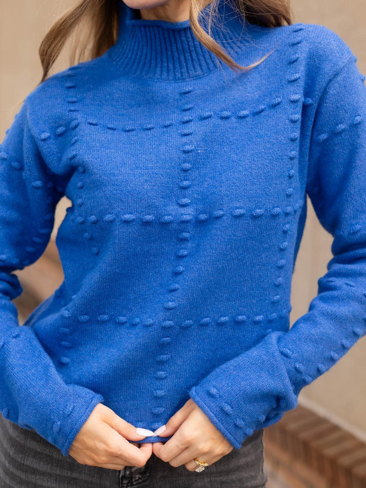 Mystree High Neck Pompom Detailed Jumper