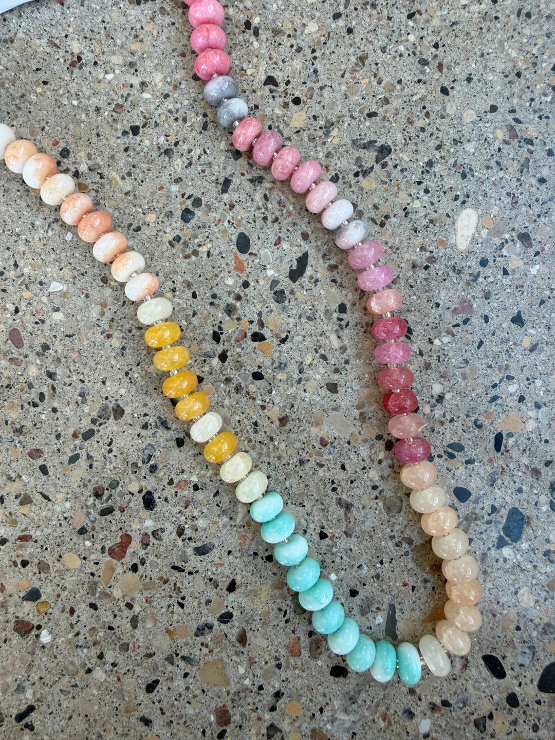 Natural Stone Semi Precious Mixed Necklace