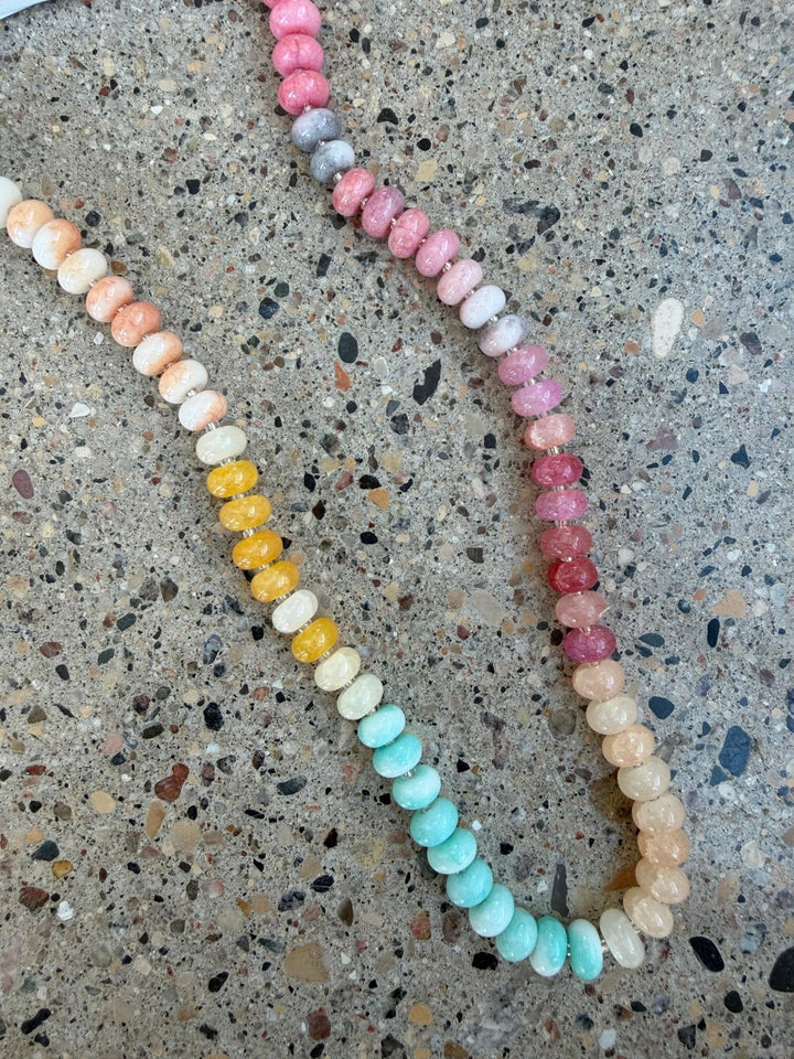 Natural Stone Semi Precious Mixed Necklace