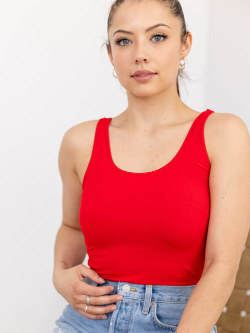 NIKIBIKI Signature Wide Strap Jersey Tank TopBasics
