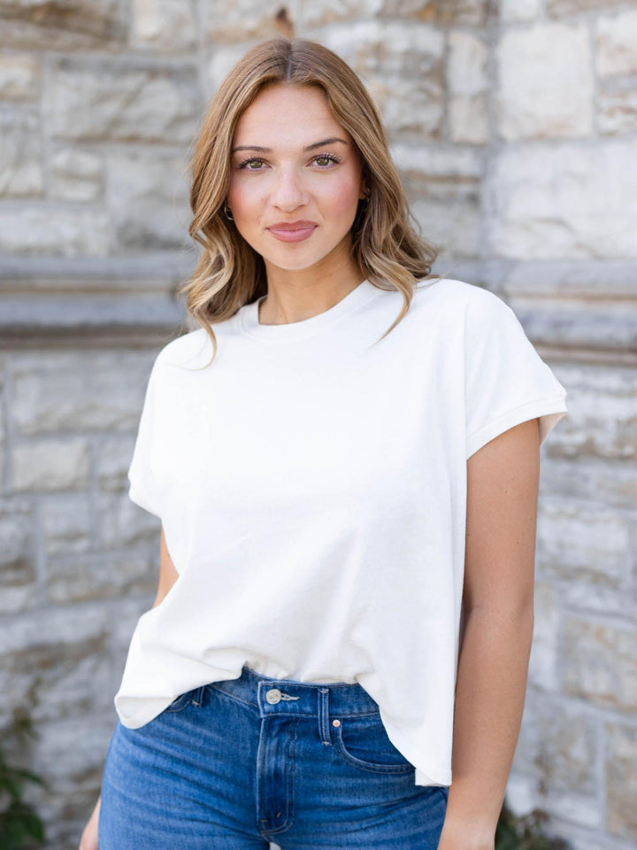 Oversized boxy washed tee