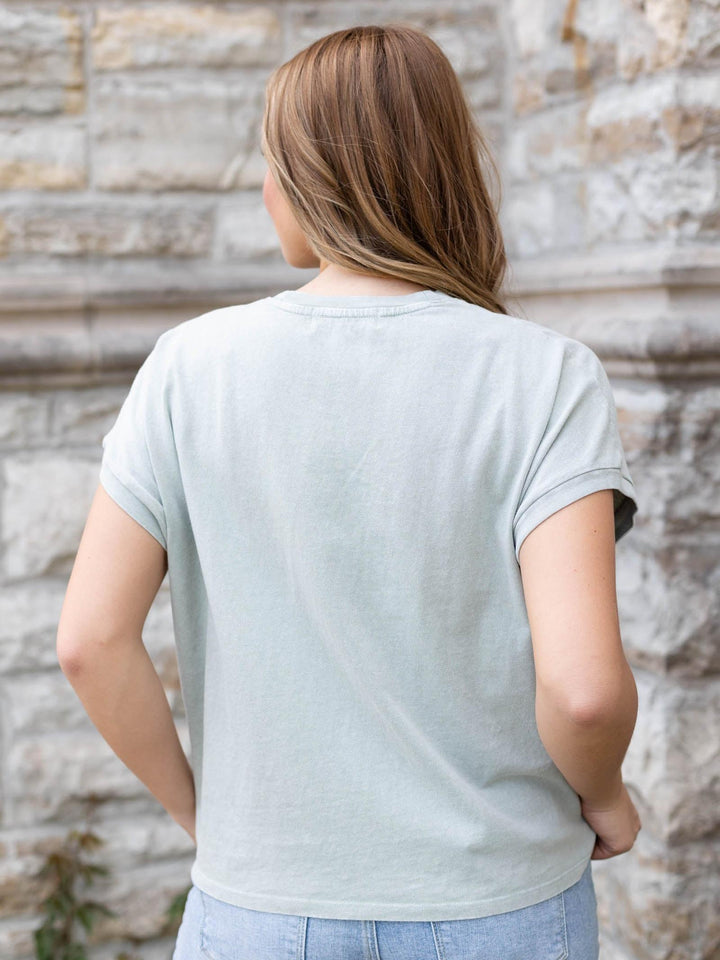 Oversized boxy washed tee