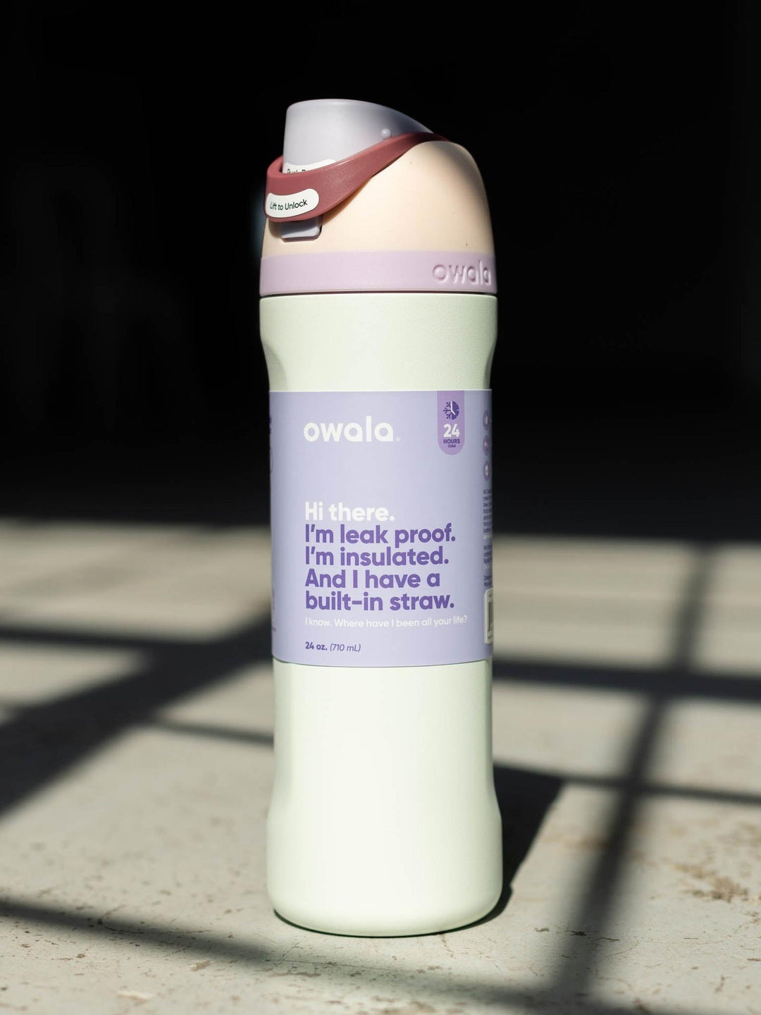 light mint colored water bottle