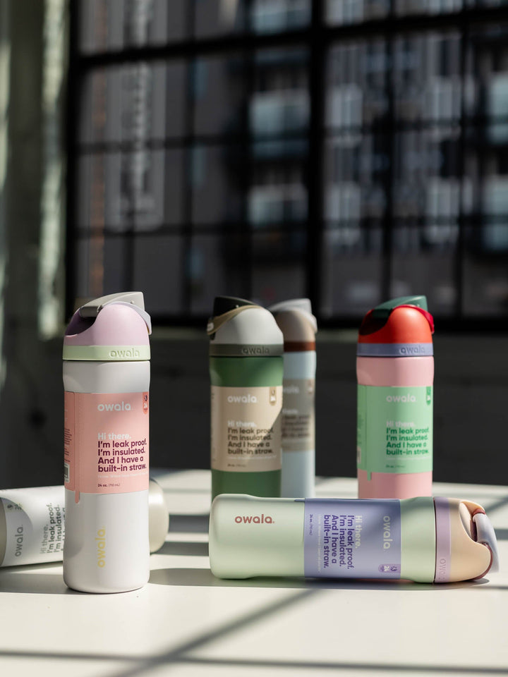 colorful owala bottles