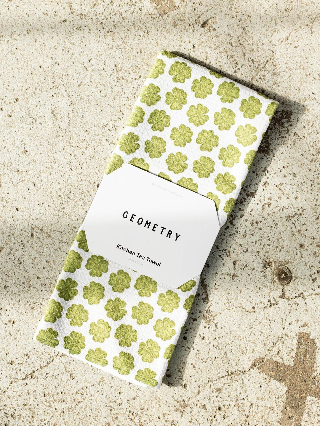 4 leaf closer design dish towel