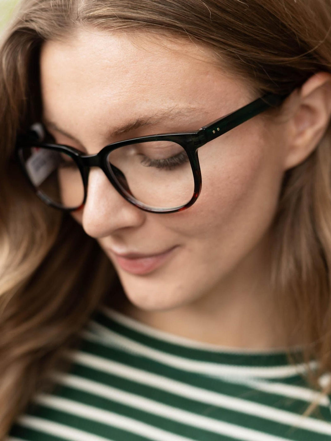 Peepers Penn Progressives - Green/Tortoise Horn