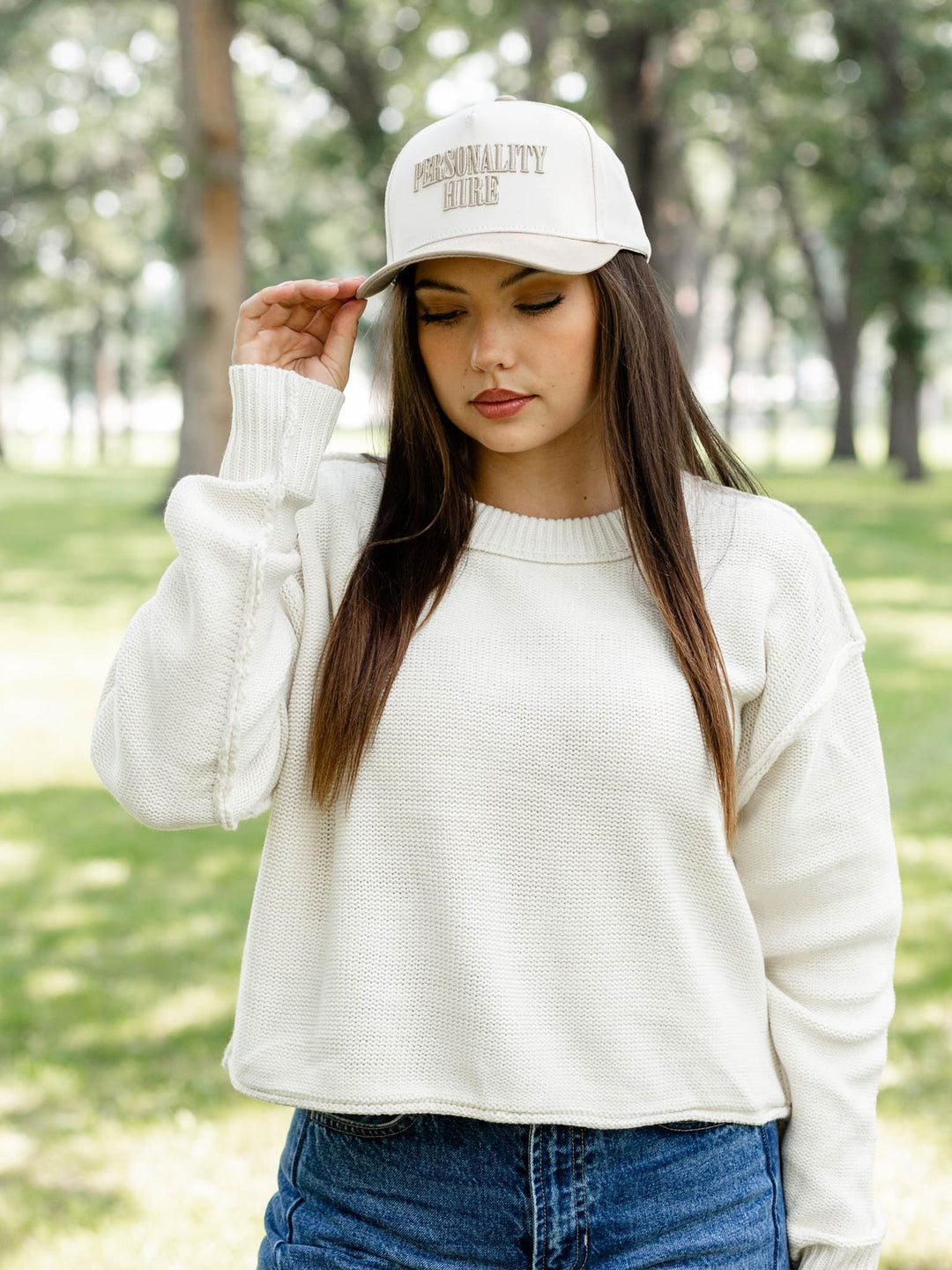 neutral personality hire trucker hat