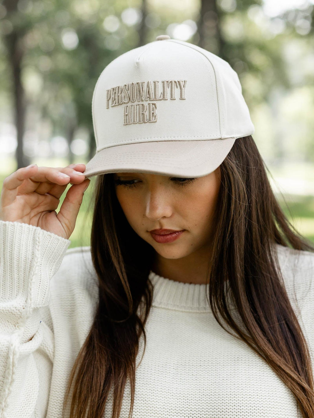neutral personality hire trucker hat