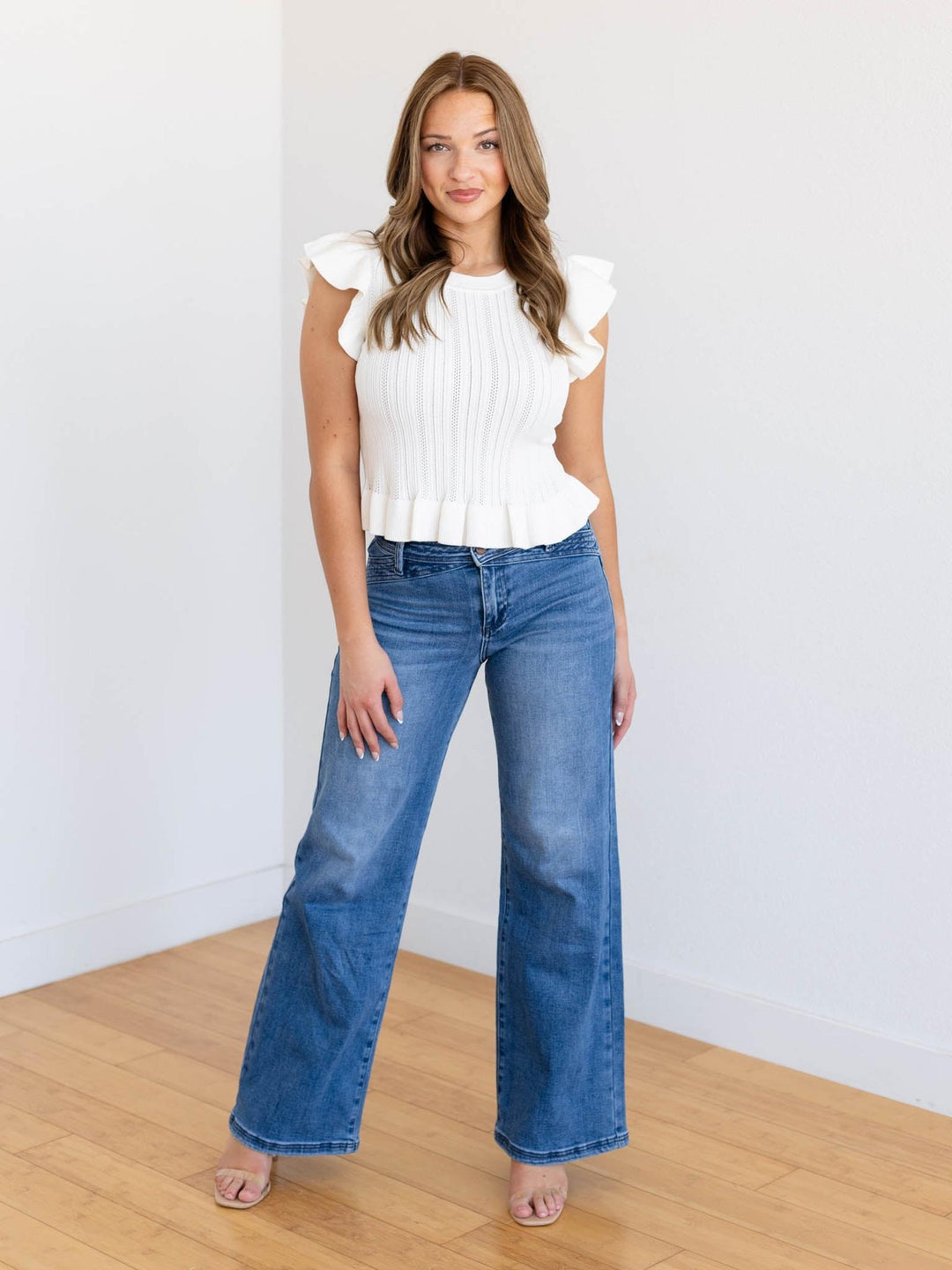 flutter sleeve top