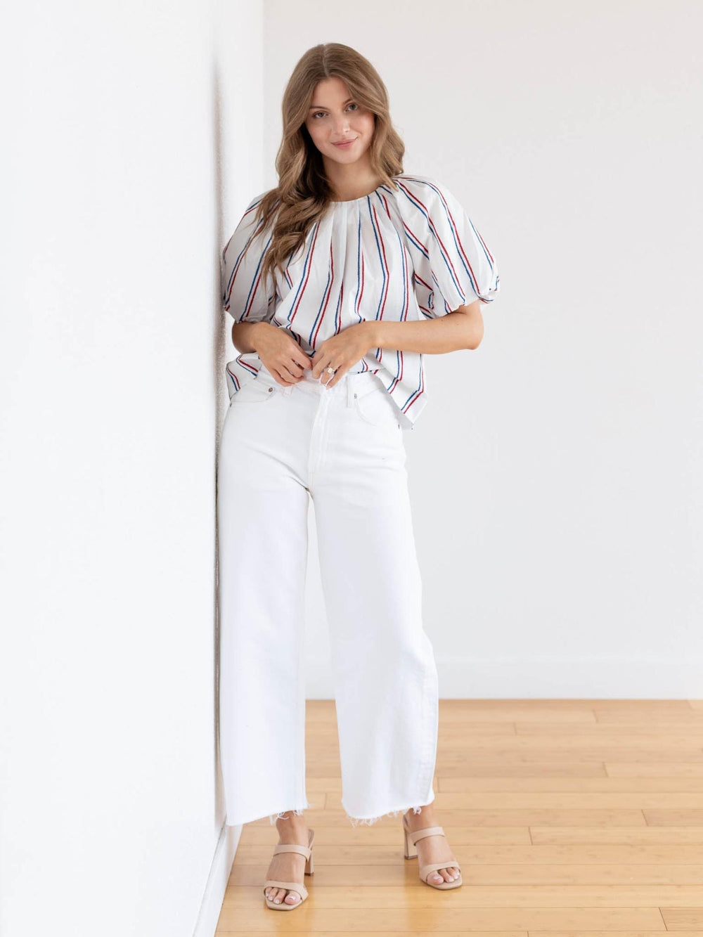 striped blouse