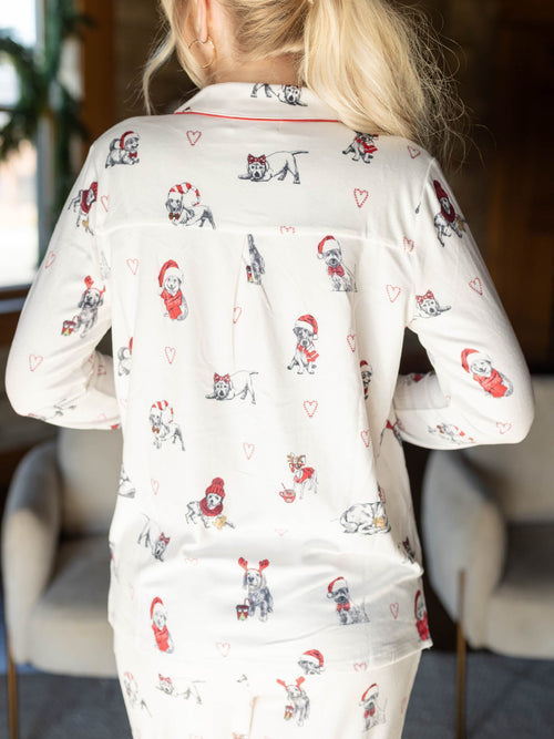 PJ Salvage Candy Cane Lane SetPJs