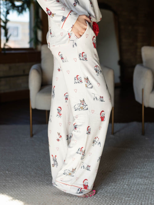 PJ Salvage Candy Cane Lane SetPJs