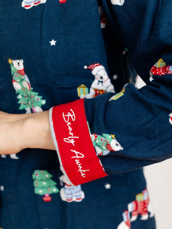 holiday polar bear pj set