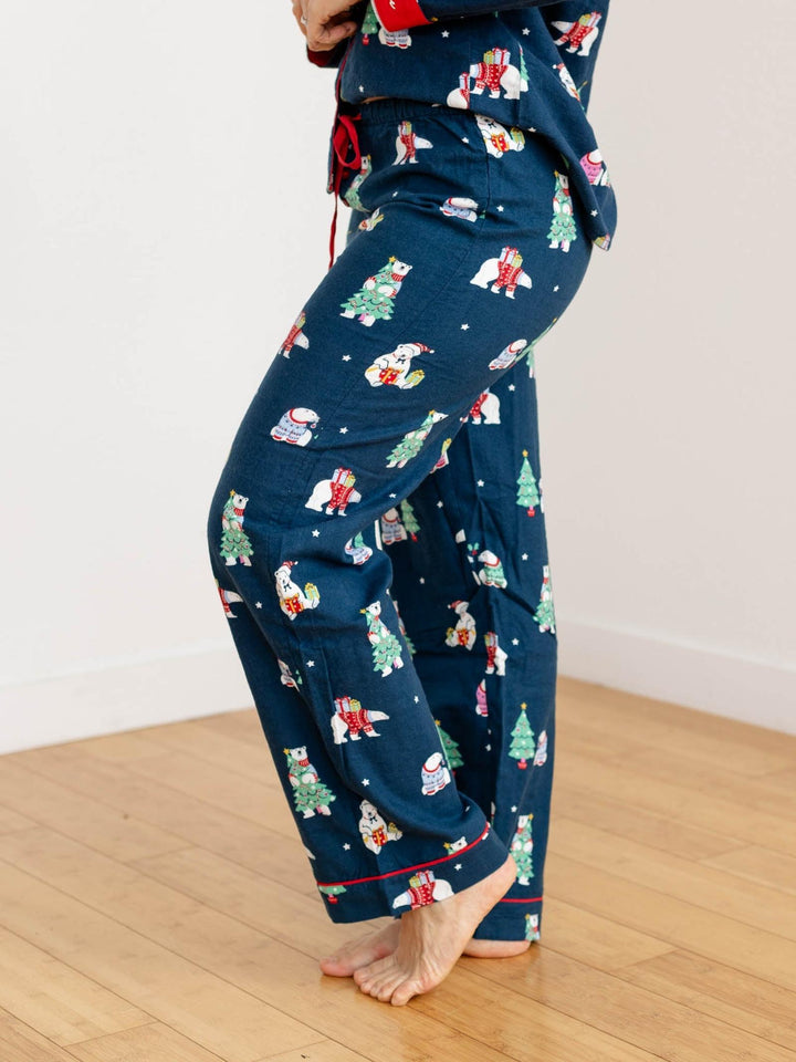 holiday polar bear pj set