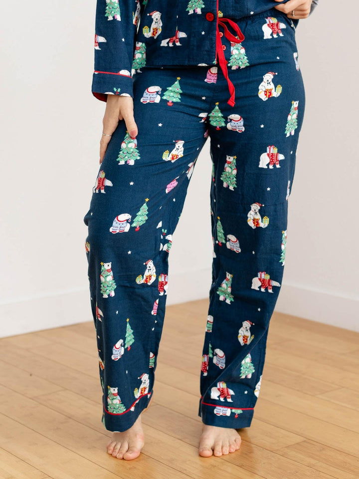 holiday polar bear pj set