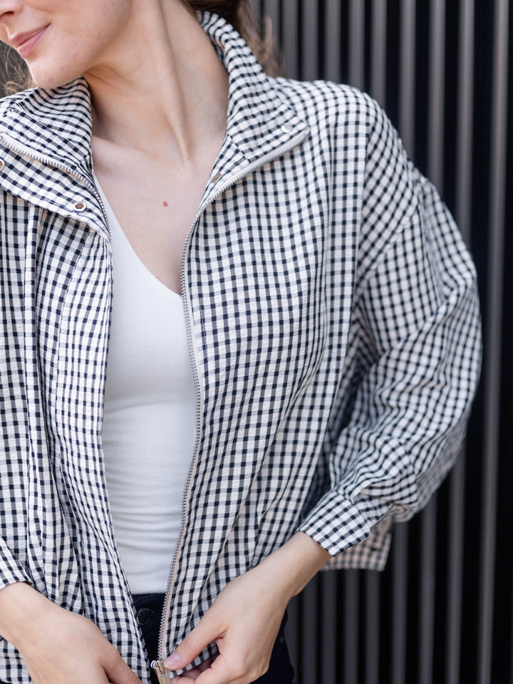 zip front jacket