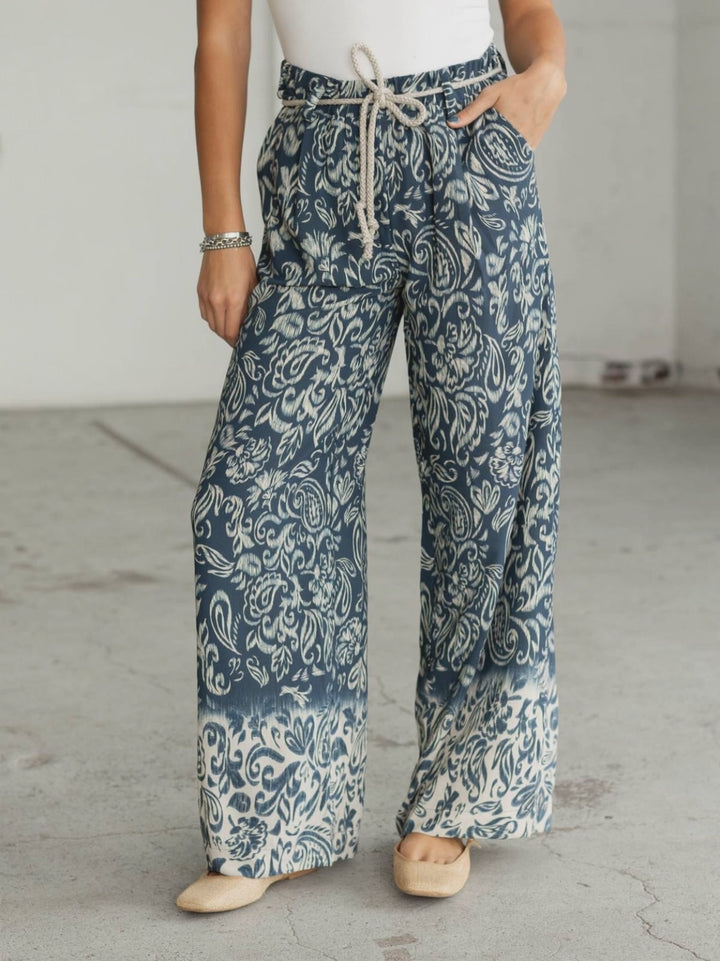 tie waist pant 