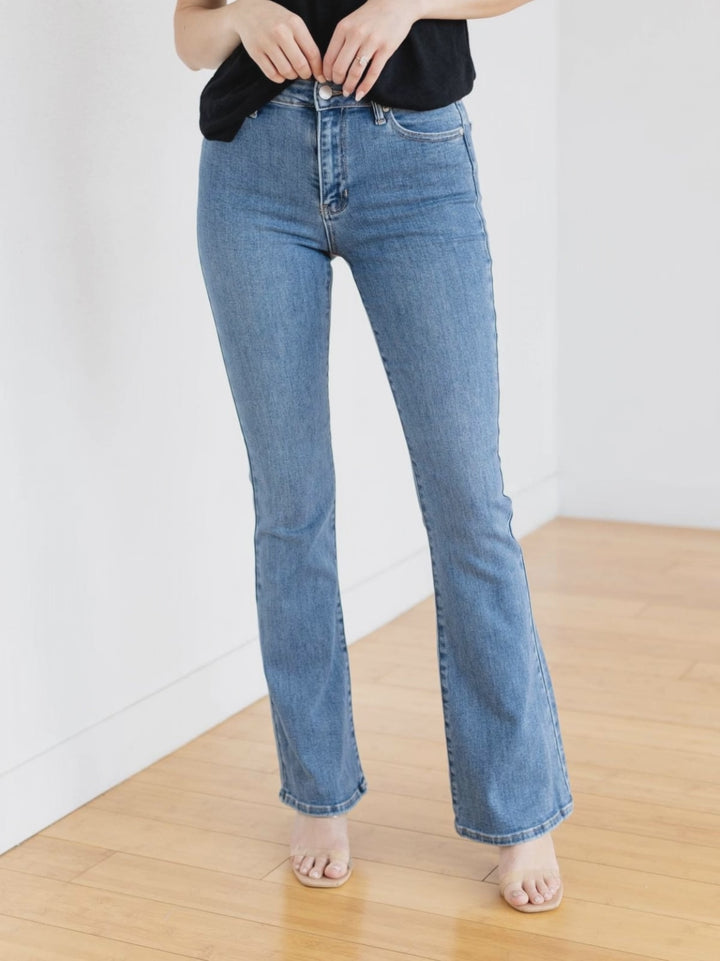 Just Black Medium Skinny Flare Tall Jean
