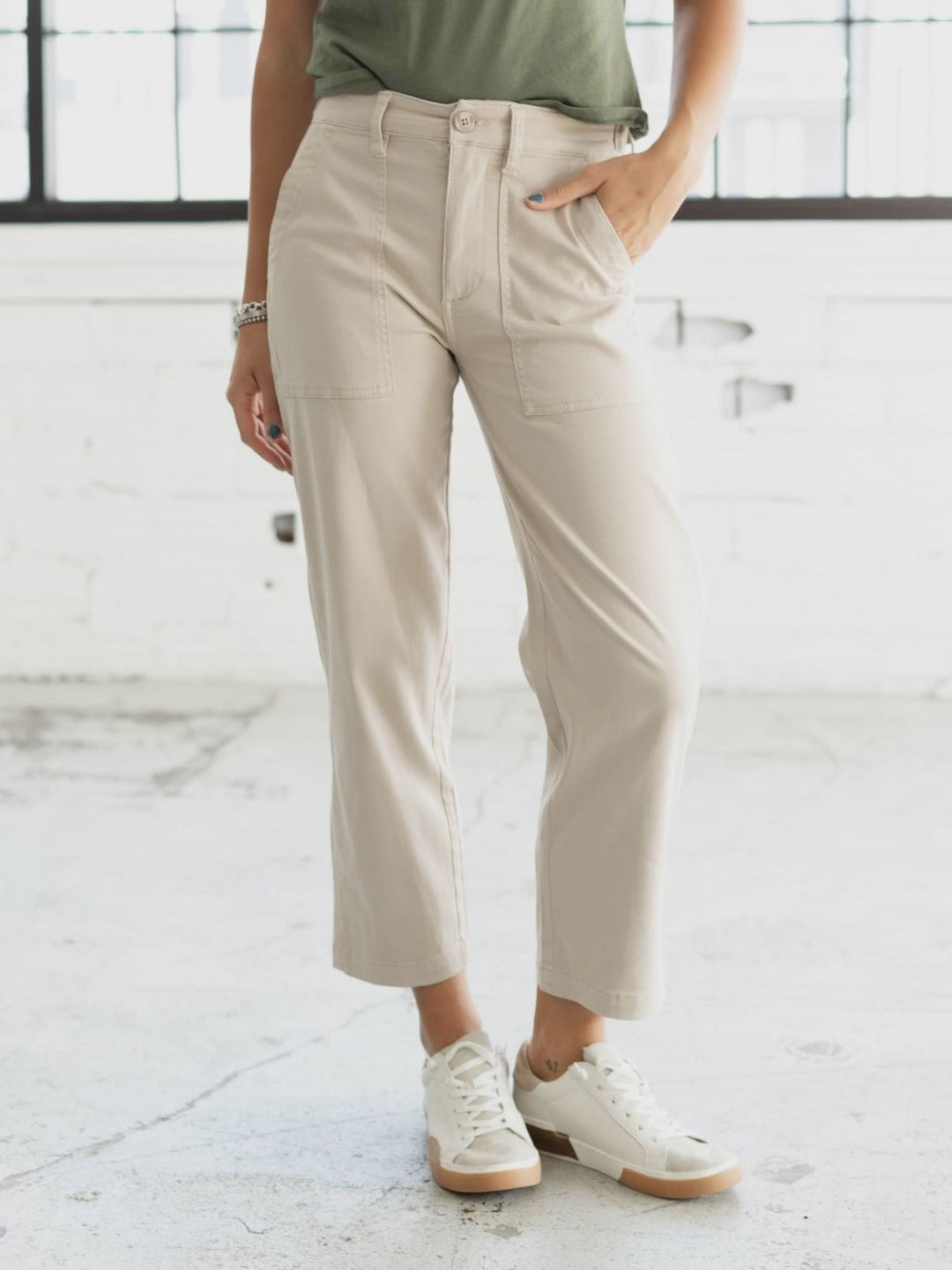 tan pants