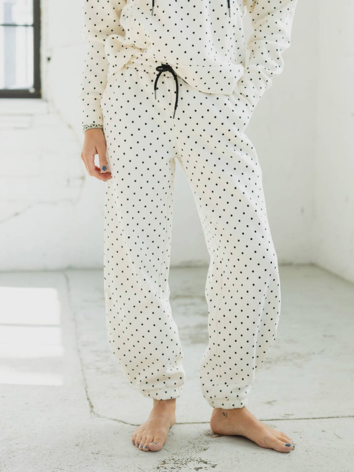 polka dot sweatpants