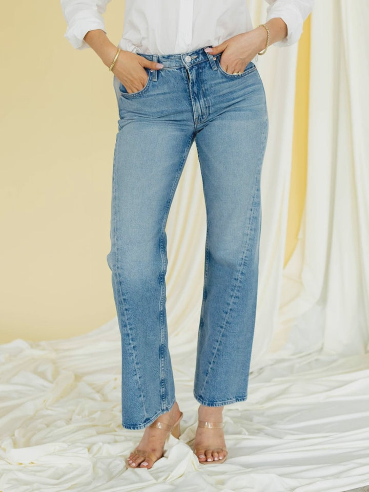twisted seam denim