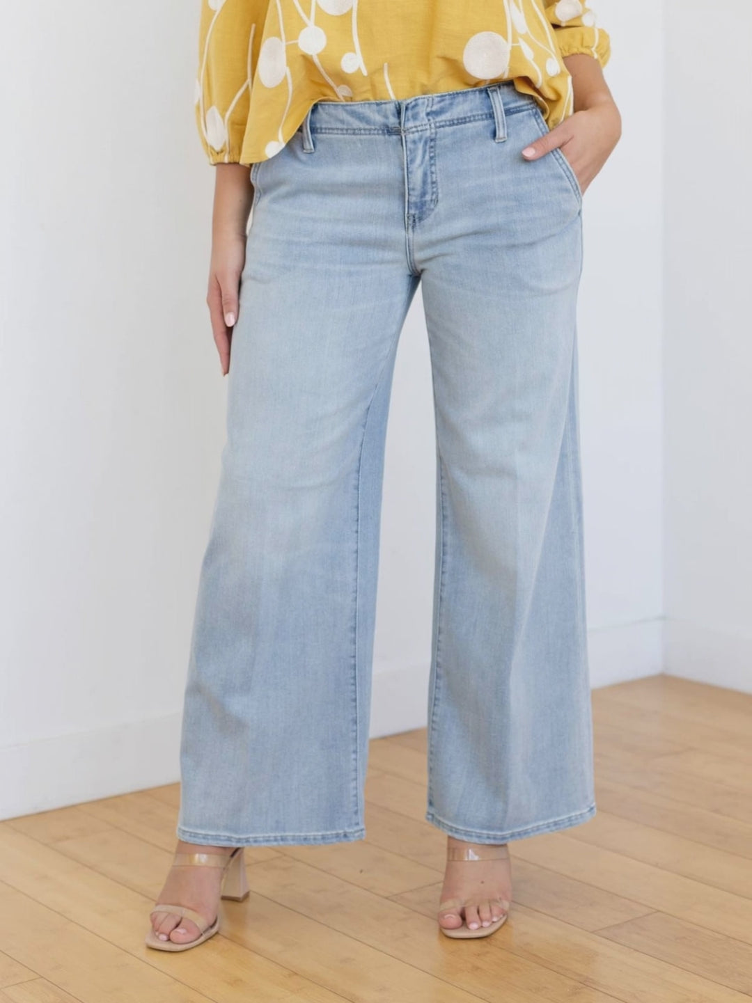 wide leg denim