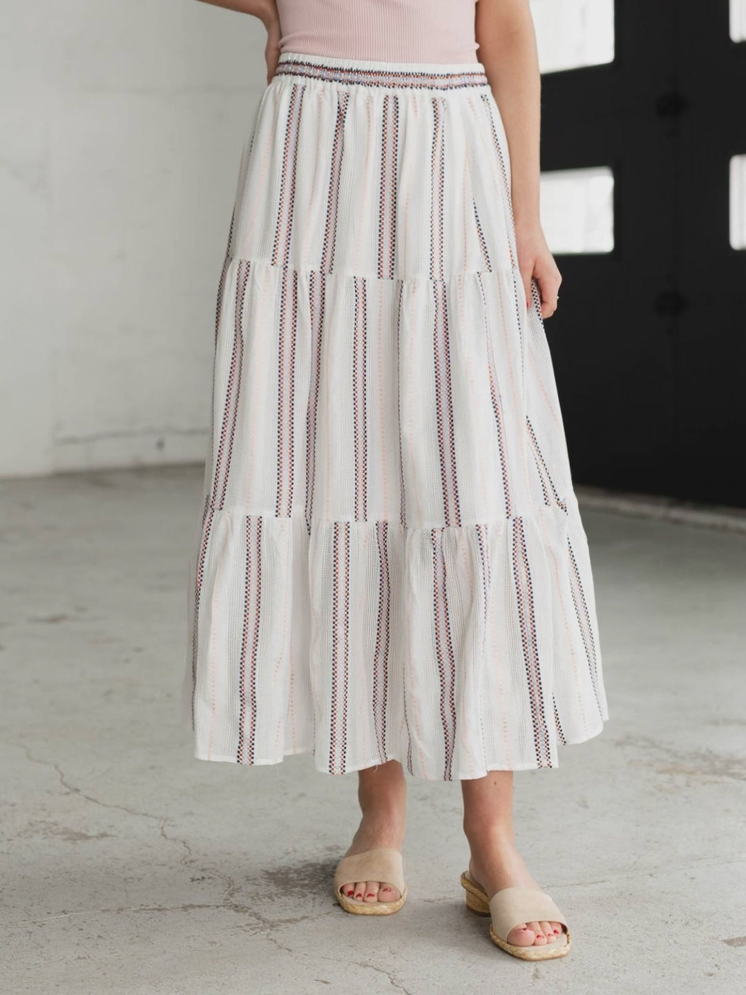 striped skirt 