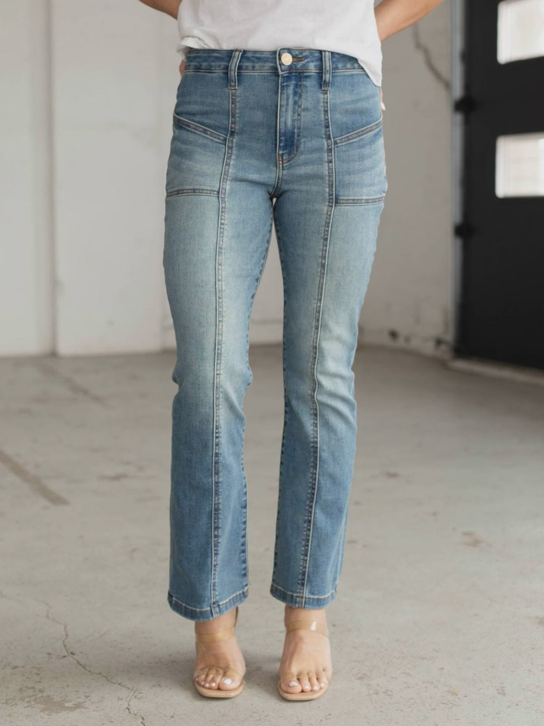 KUT Articulated Kelsey Pieced Ankle Flare