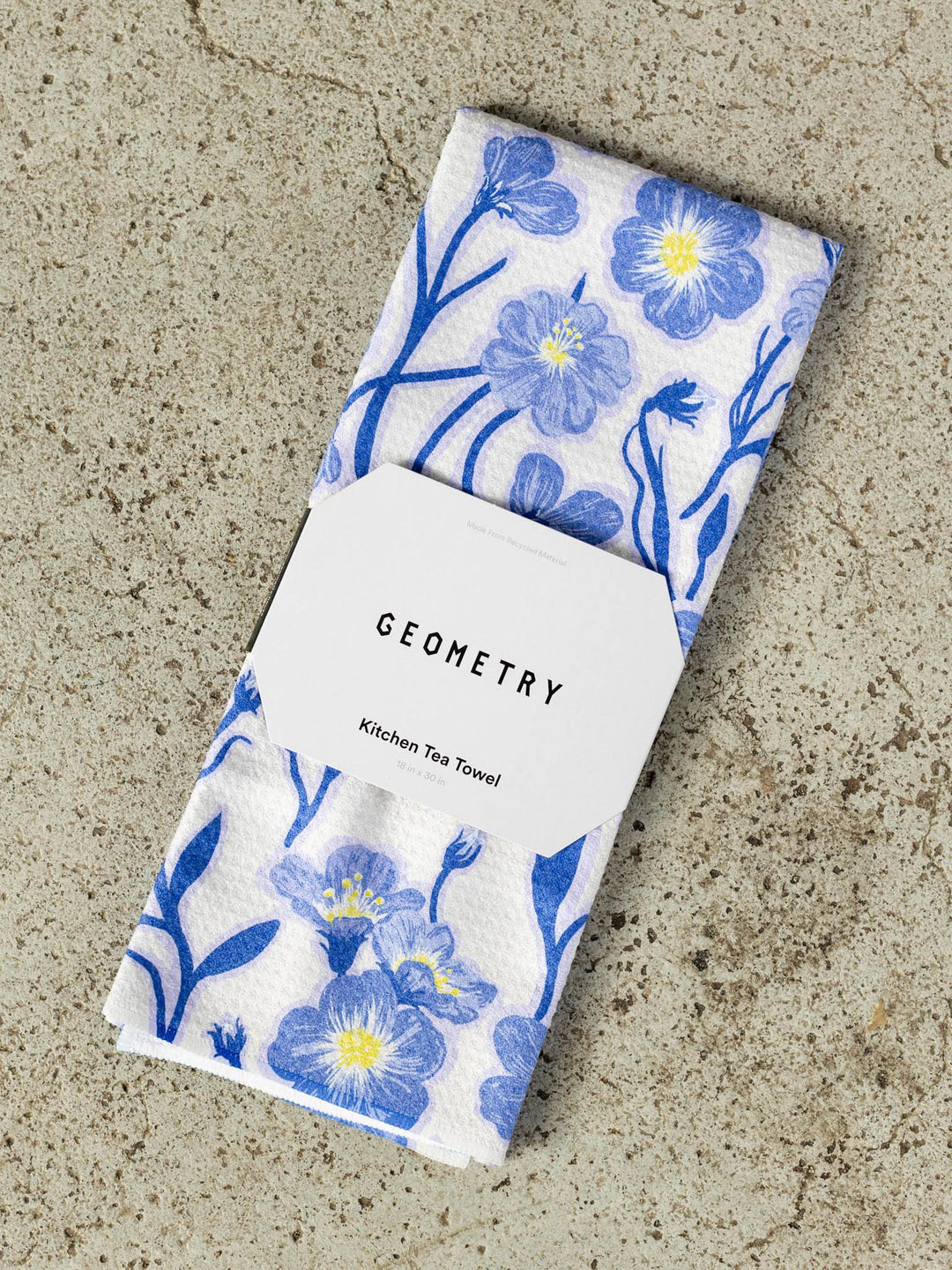 floral tea towel