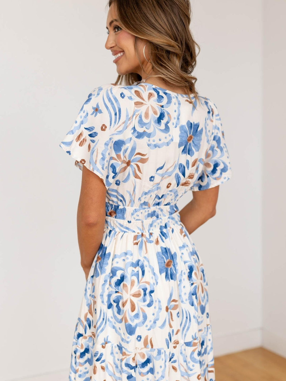 floral print maxi dress