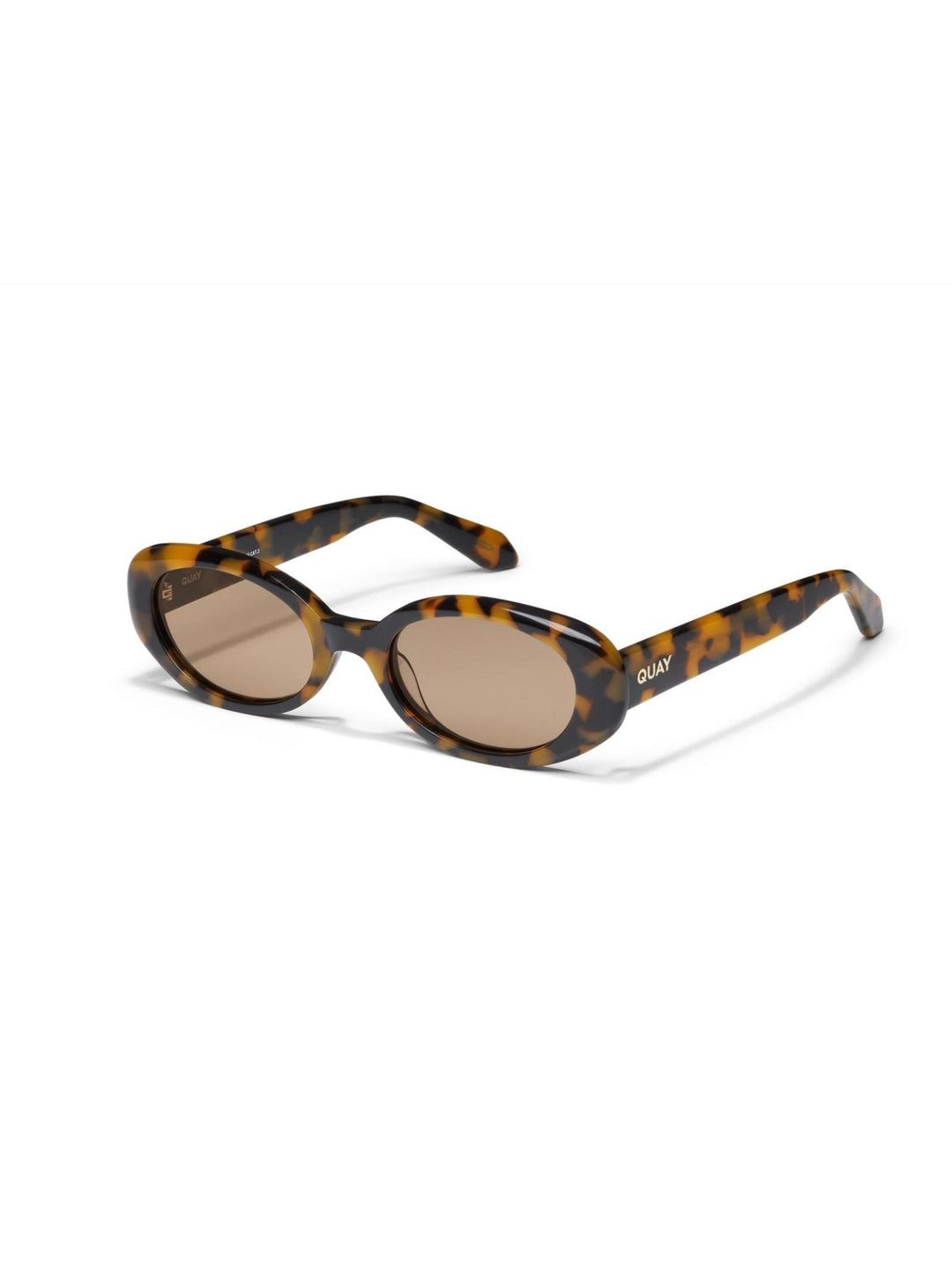 tortoise printed oval glasses