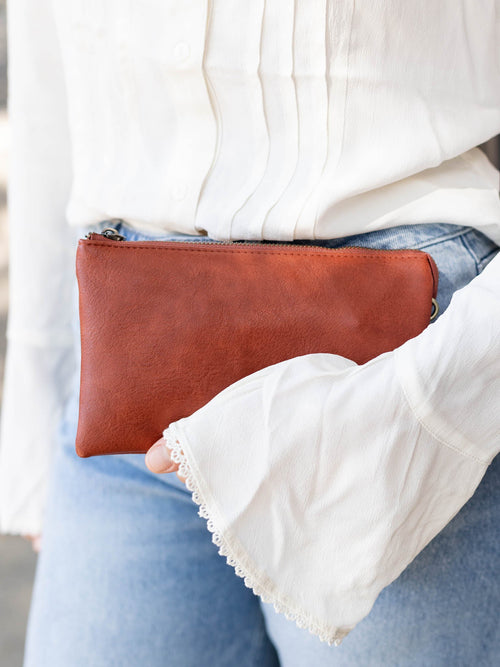 rust soft sided crossbody bag