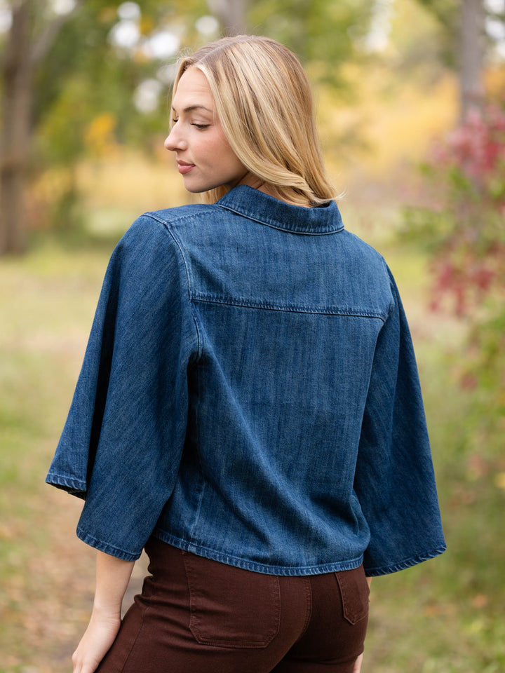 RISEN Dark Kimono Shirt