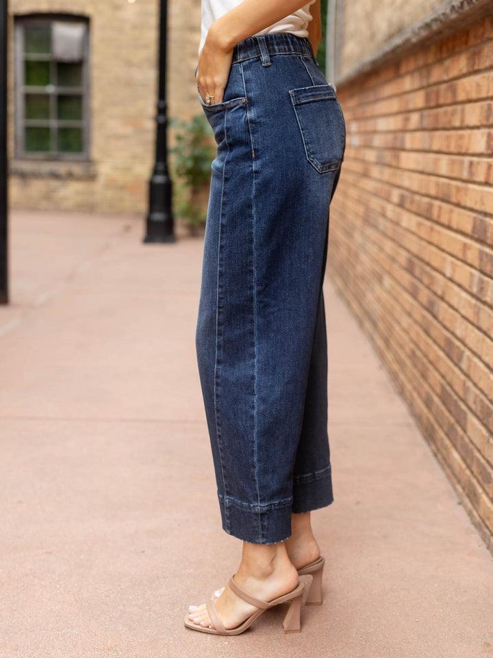 barrel leg jean