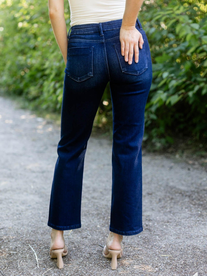RISEN Dark Tummy Control Mid Rise Ankle