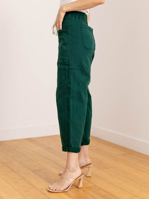 barrel green cargo pants