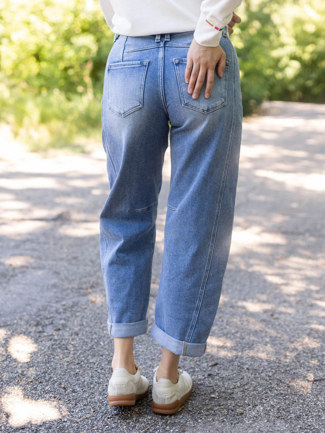 RISEN Medium Stretchy High Rise Cuffed
