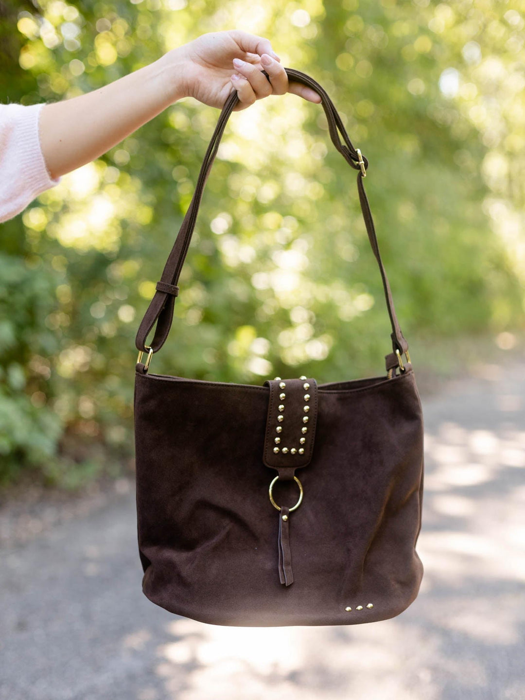 Rosemary Suede Bucket Bag