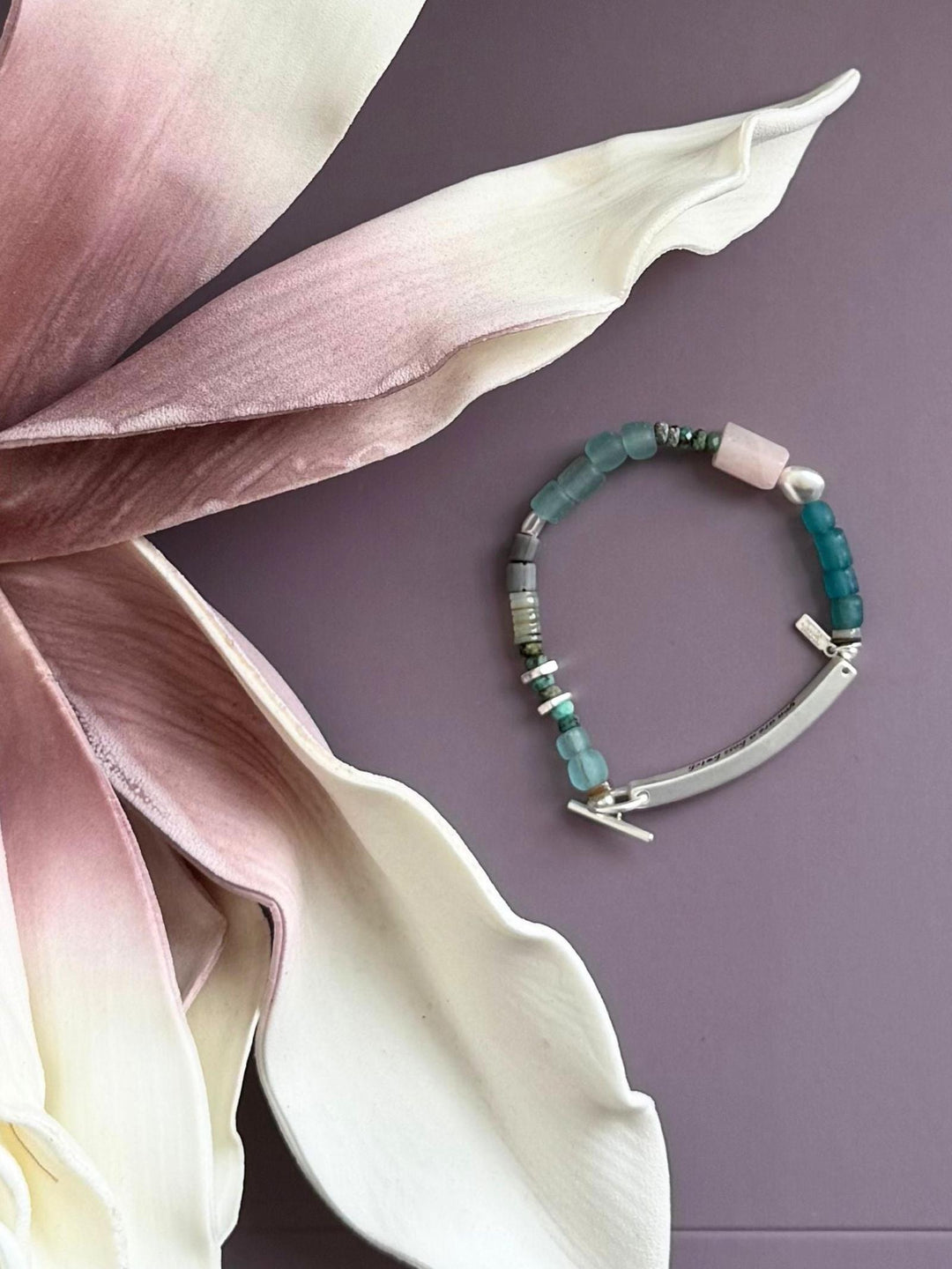 teal bracelet